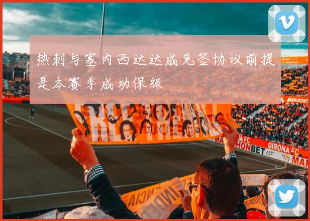 热刺与塞内西达达成免签协议前提是本赛季成功保级